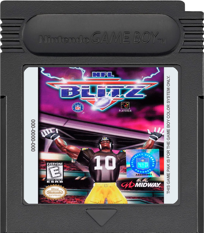 NFL Blitz - Nintendo Game Boy (Midway Games - 1-2) video game collectible - Main Image 2