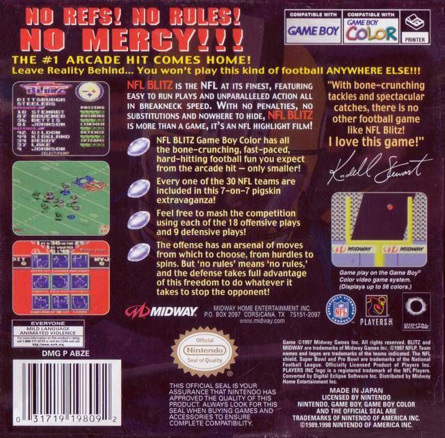 NFL BLITZ - Nintendo Game Boy Color video game collectible - Main Image 2