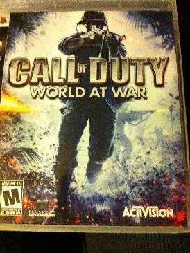 Call of Duty - World at War - Sony PlayStation 3 (PS3) video game collectible [Barcode 11411772] - Main Image 1
