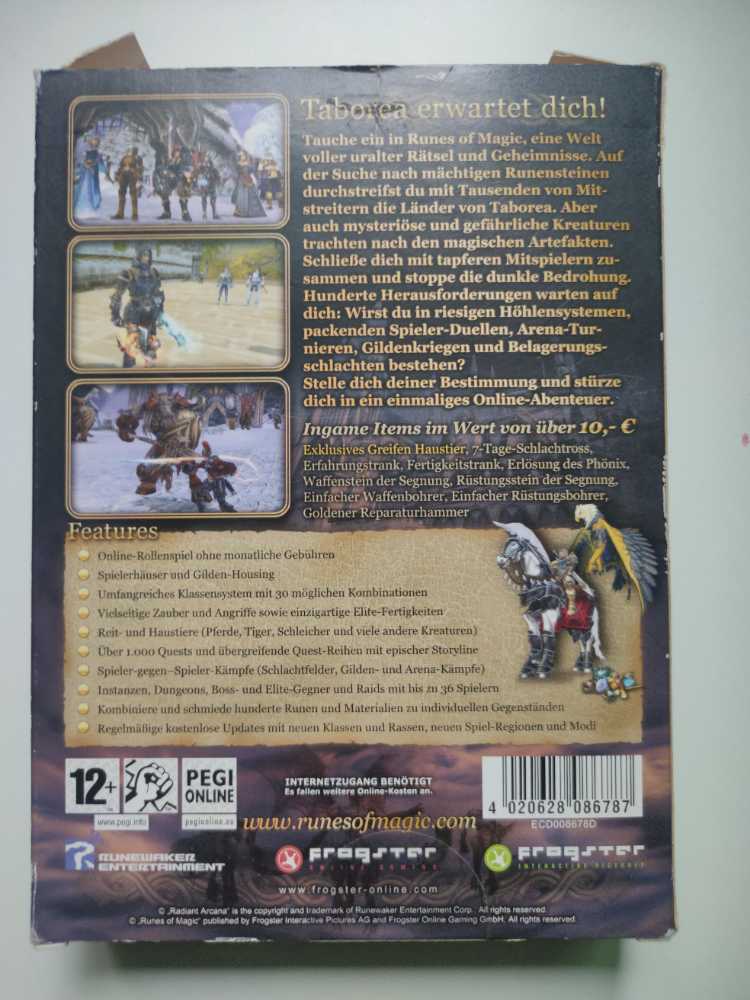 Runes Of Magic - PC video game collectible [Barcode 4020628086787] - Main Image 2