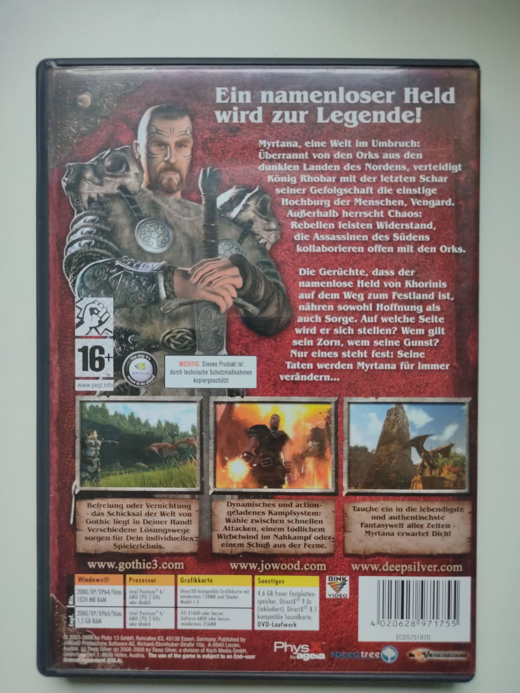 Gothic 3 - PC video game collectible [Barcode 4020628971755] - Main Image 2