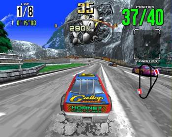 Daytona USA - Sega Saturn (Sega - 8) video game collectible [Barcode 4974365812003] - Main Image 2