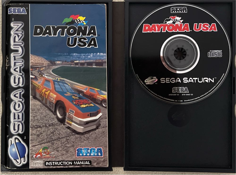 Daytona USA - Sega Saturn (Sega - 8) video game collectible [Barcode 4974365812003] - Main Image 3