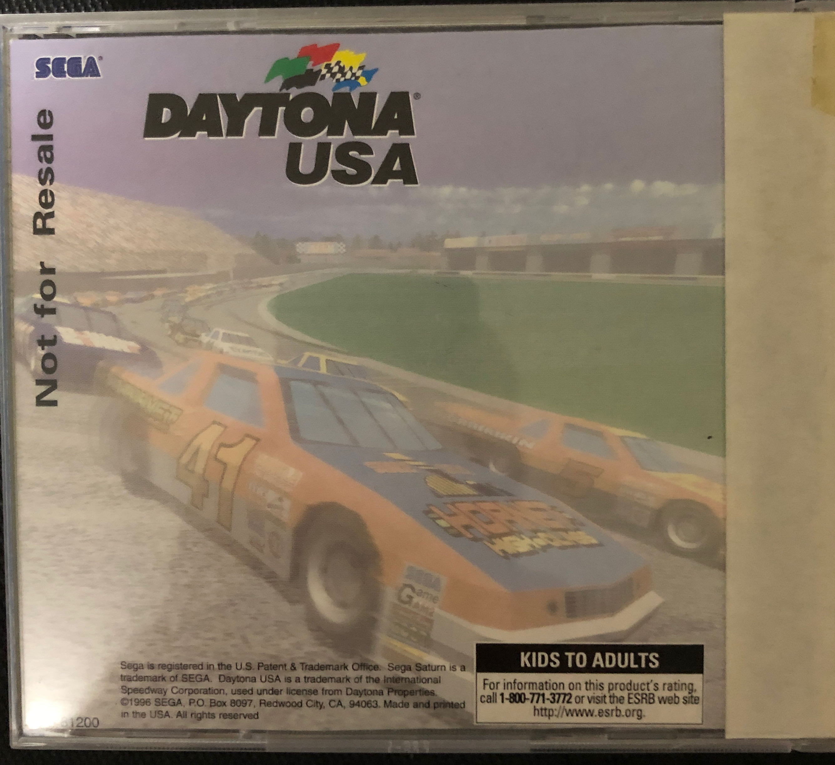 Daytona USA - Sega Saturn video game collectible - Main Image 2