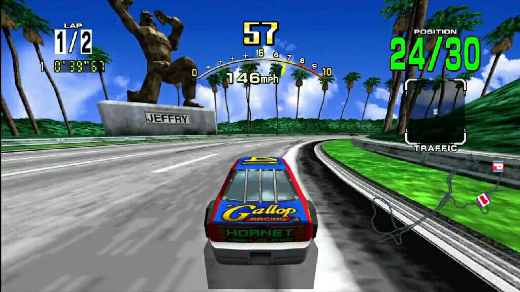 Daytona USA - Microsoft Xbox Live Arcade (XBLA) (Sega - 1-8) video game collectible - Main Image 2