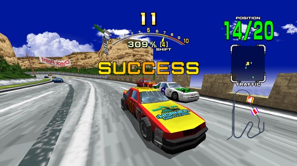 Daytona USA - Microsoft Xbox Live Arcade (XBLA) (Sega - 1-8) video game collectible - Main Image 4