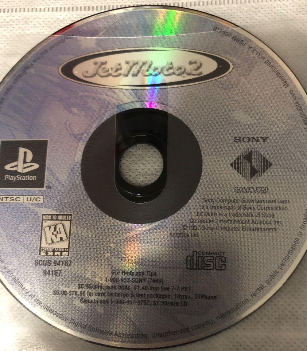 Jet Moto 2 - Sony PlayStation (SCEA - 1) video game collectible - Main Image 4