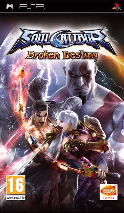 Soul Calibur: Broken Destiny - Sony PlayStation Portable (PSP) (Namco Bandai - 1) video game collectible [Barcode 3700577003875] - Main Image 2