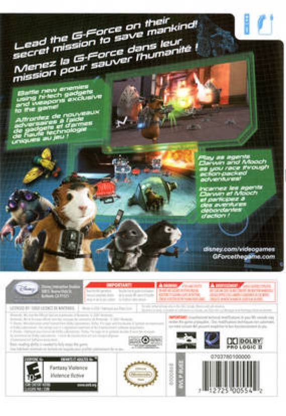 G-Force - Nintendo Wii (Disney Interactive - 1) video game collectible [Barcode 8717418217266] - Main Image 2