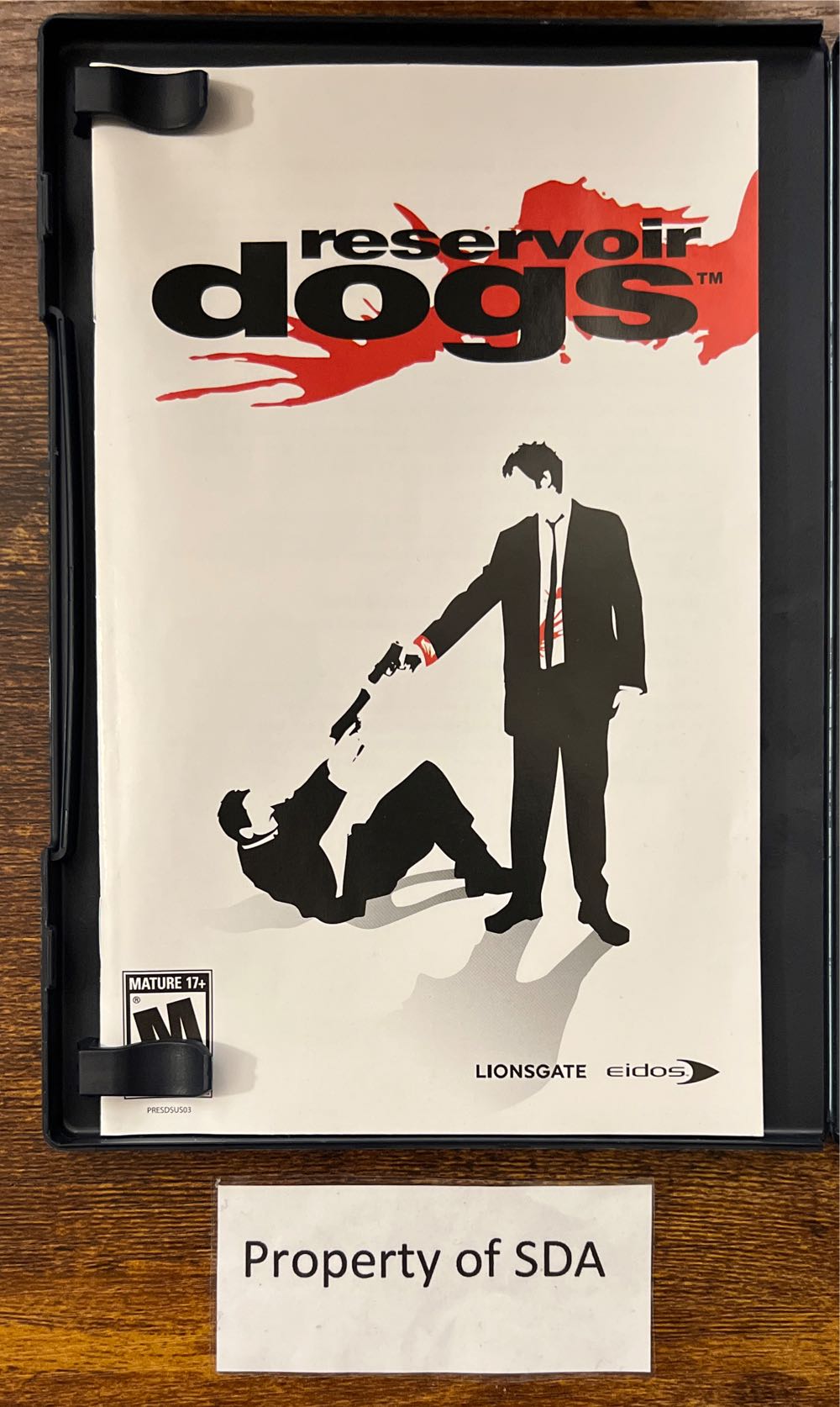 Reservoir Dogs - Sony PlayStation 2 (PS2) (Eidos - 1) video game collectible [Barcode 788687500555] - Main Image 3