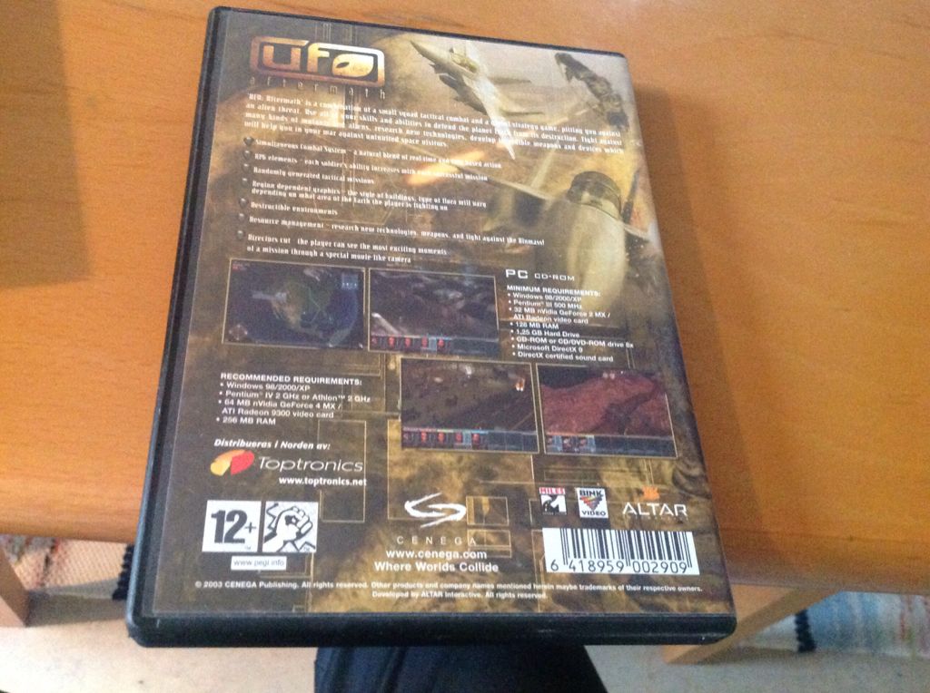 UFO AFTERMATH - PC video game collectible [Barcode 8595071015043] - Main Image 2