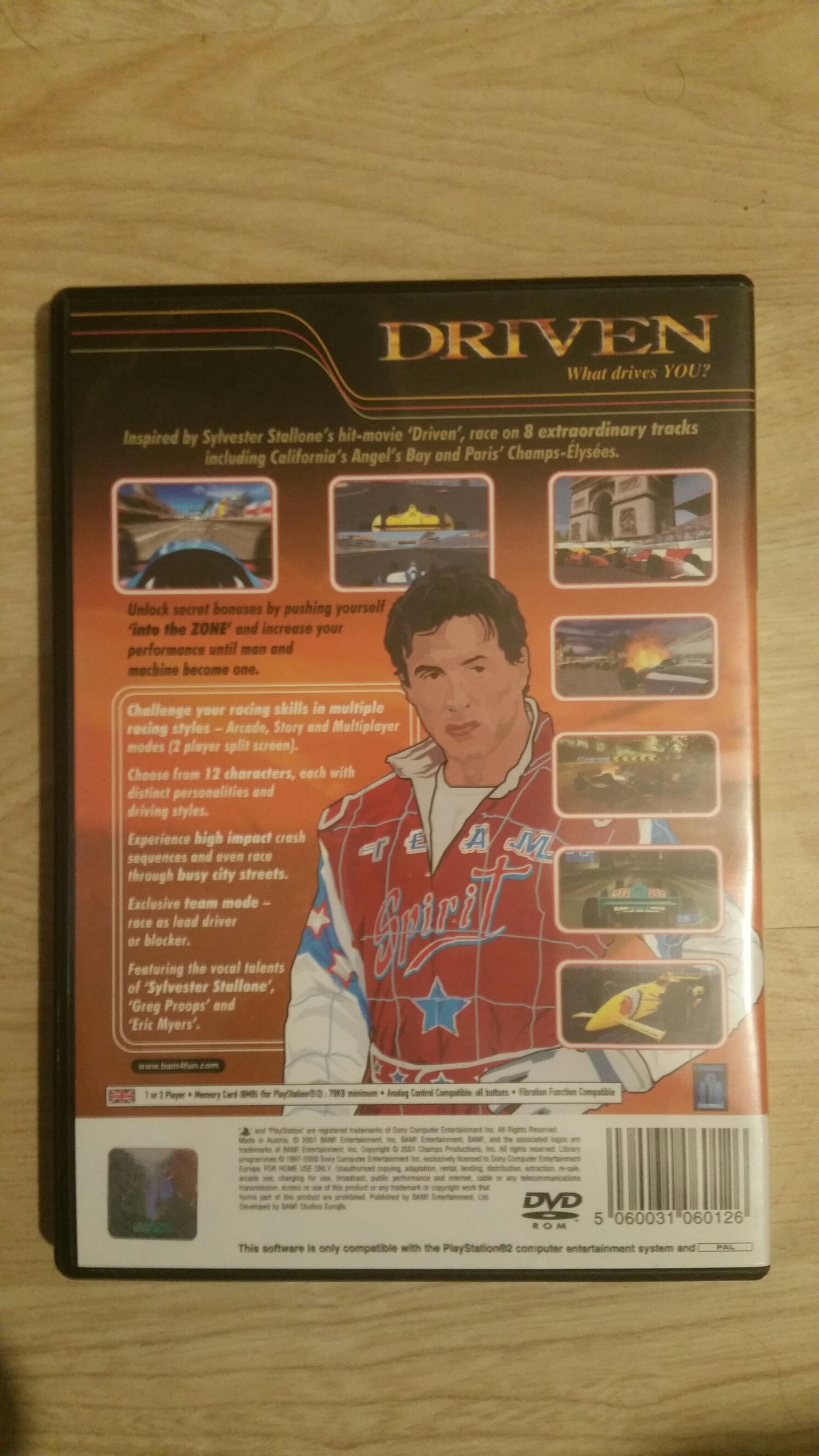 Driven - Sony PlayStation 2 (PS2) (Bam Entertainment - 2) video game collectible [Barcode 5060031060126] - Main Image 2