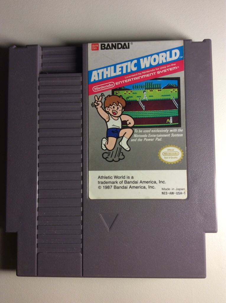 Athletic World - Nintendo Entertainment System (NES) video game collectible - Main Image 1