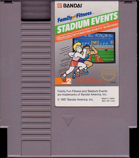 Athletic World - Nintendo Entertainment System (NES) (Bandai - 1) video game collectible - Main Image 3