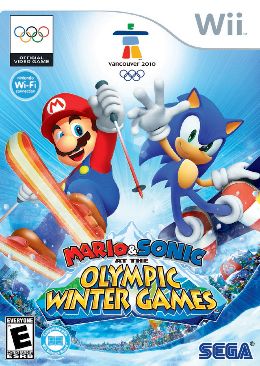 Mario and Sonic at the Olympic Winter Games - Nintendo Wii (Sega - 4) video game collectible [Barcode 1008667030] - Main Image 1