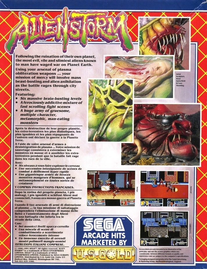 Alien Storm - Commodore Amiga video game collectible - Main Image 2