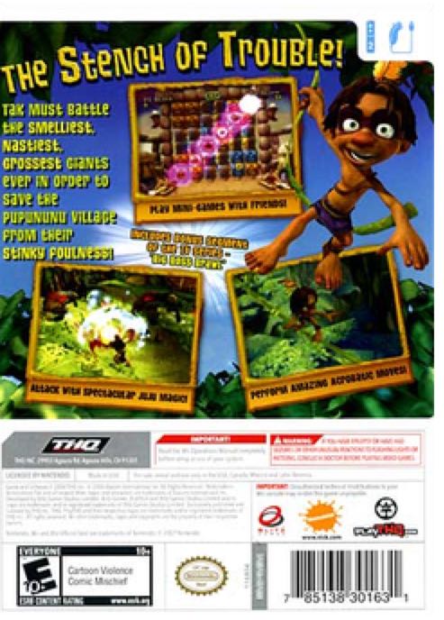 Tak And The Guardians Of Gross - Nintendo Wii (THQ - 2) video game collectible [Barcode 785138301631] - Main Image 2