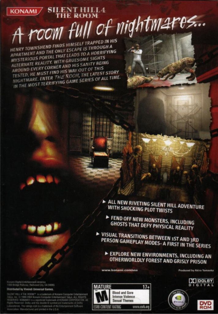 Silent Hill 4 The Room - Sony PlayStation 2 (PS2) (2) video game collectible [Barcode 4012927024898] - Main Image 2