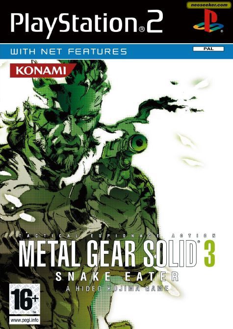 Metal Gear Solid 3 Snake Eater - Sony PlayStation 2 (PS2) (Konami Digital Entertainment, Inc.) video game collectible - Main Image 1