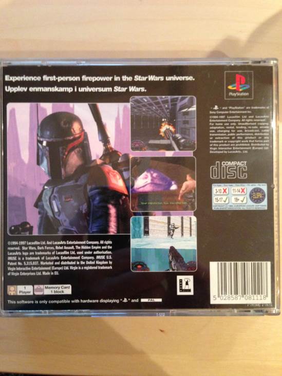 Star Wars Dark Forces - Sony PlayStation video game collectible - Main Image 2