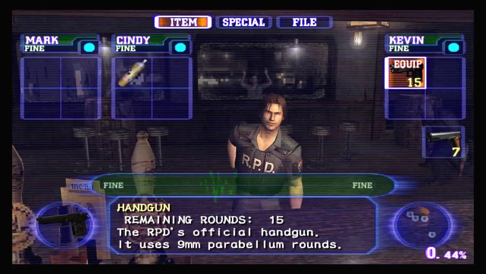 Resident Evil: Outbreak - Sony PlayStation 2 (PS2) (Capcom - 4) video game collectible [Barcode 013322860870] - Main Image 3