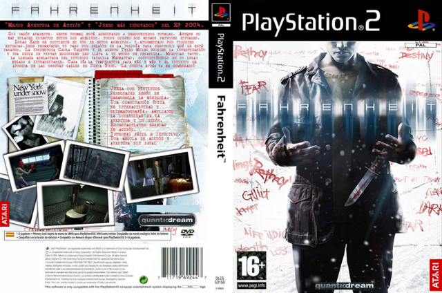 Fahrenheit - Microsoft Xbox (Quantic Dream - 1) video game collectible [Barcode 3546430118061] - Main Image 2