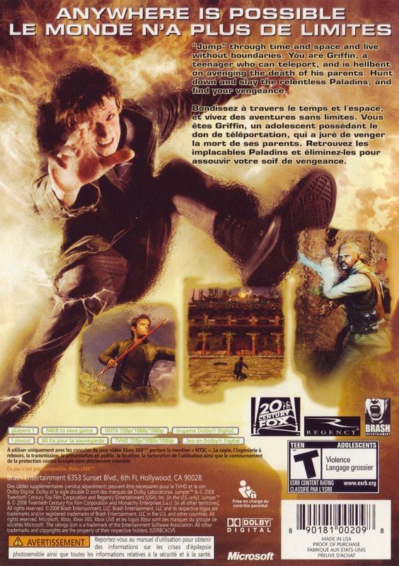 Jumper: Griffins Story - Microsoft Xbox 360 (Brash Entertainment - 1) video game collectible [Barcode 5021290035188] - Main Image 2