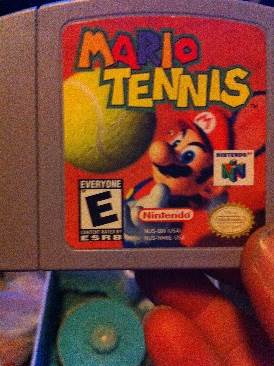 Mario Tennis - Nintendo 64 (N64) (Nintendo - 4) video game collectible [Barcode 045496870737] - Main Image 1