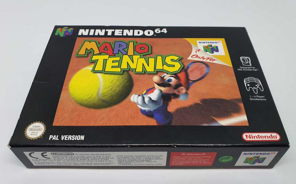 Mario Tennis - Nintendo 64 (N64) (Nintendo - 4) video game collectible [Barcode 045496870737] - Main Image 4