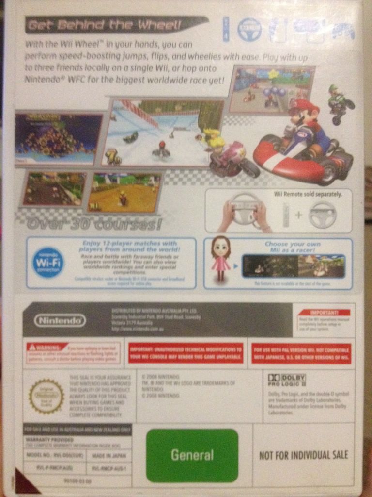 Mariokart - Nintendo Wii video game collectible - Main Image 2
