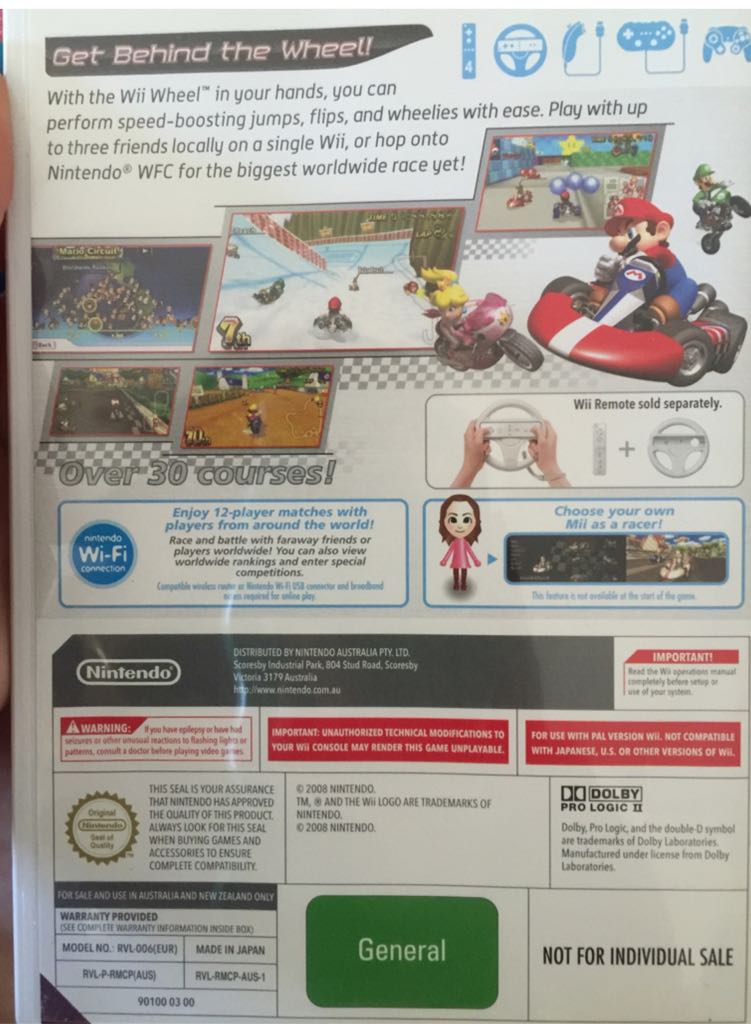 Mariokart - Nintendo Wii video game collectible - Main Image 2