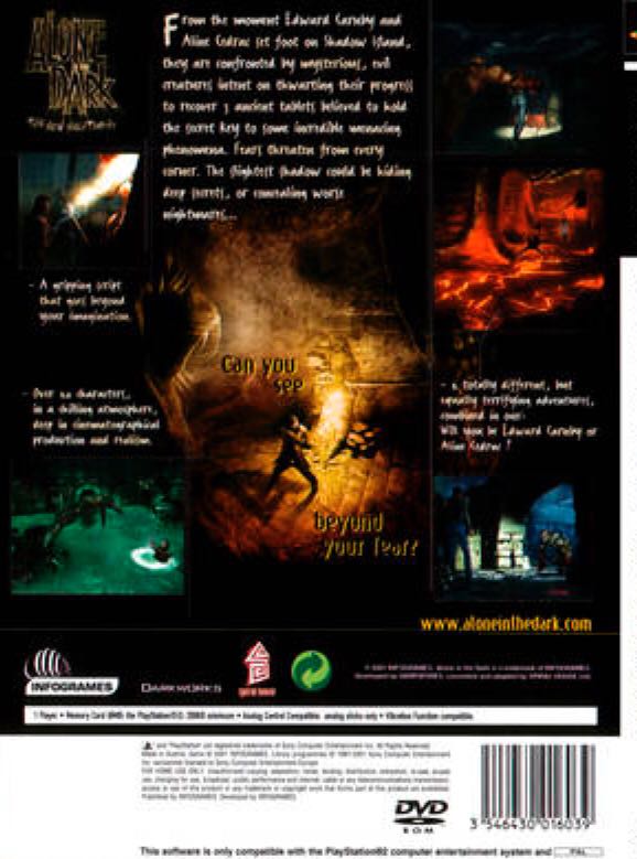 Alone In The Dark The New Nightmare - Sony PlayStation 2 (PS2) (Infogrames - 1) video game collectible [Barcode 3546430016084] - Main Image 2