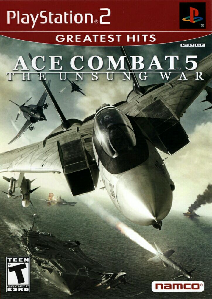 Ace Combat 5: The Unsung War Greatest Hits - Sony PlayStation 2 (PS2) video game collectible - Main Image 1