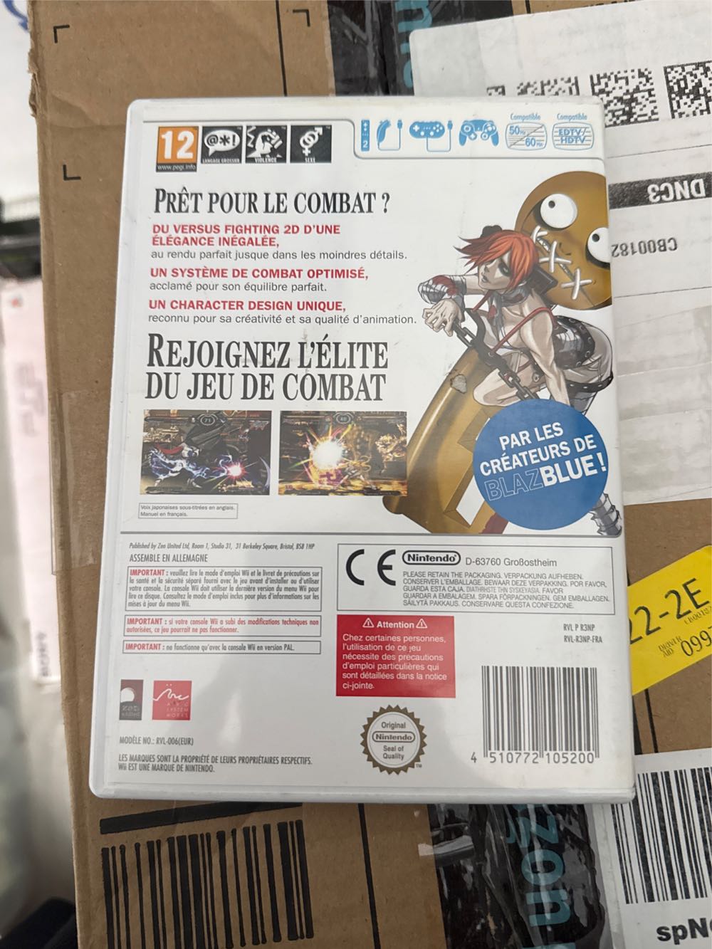 Guilty Gear XX Accent Core Plus - Nintendo Wii video game collectible [Barcode 4510772105200] - Main Image 2