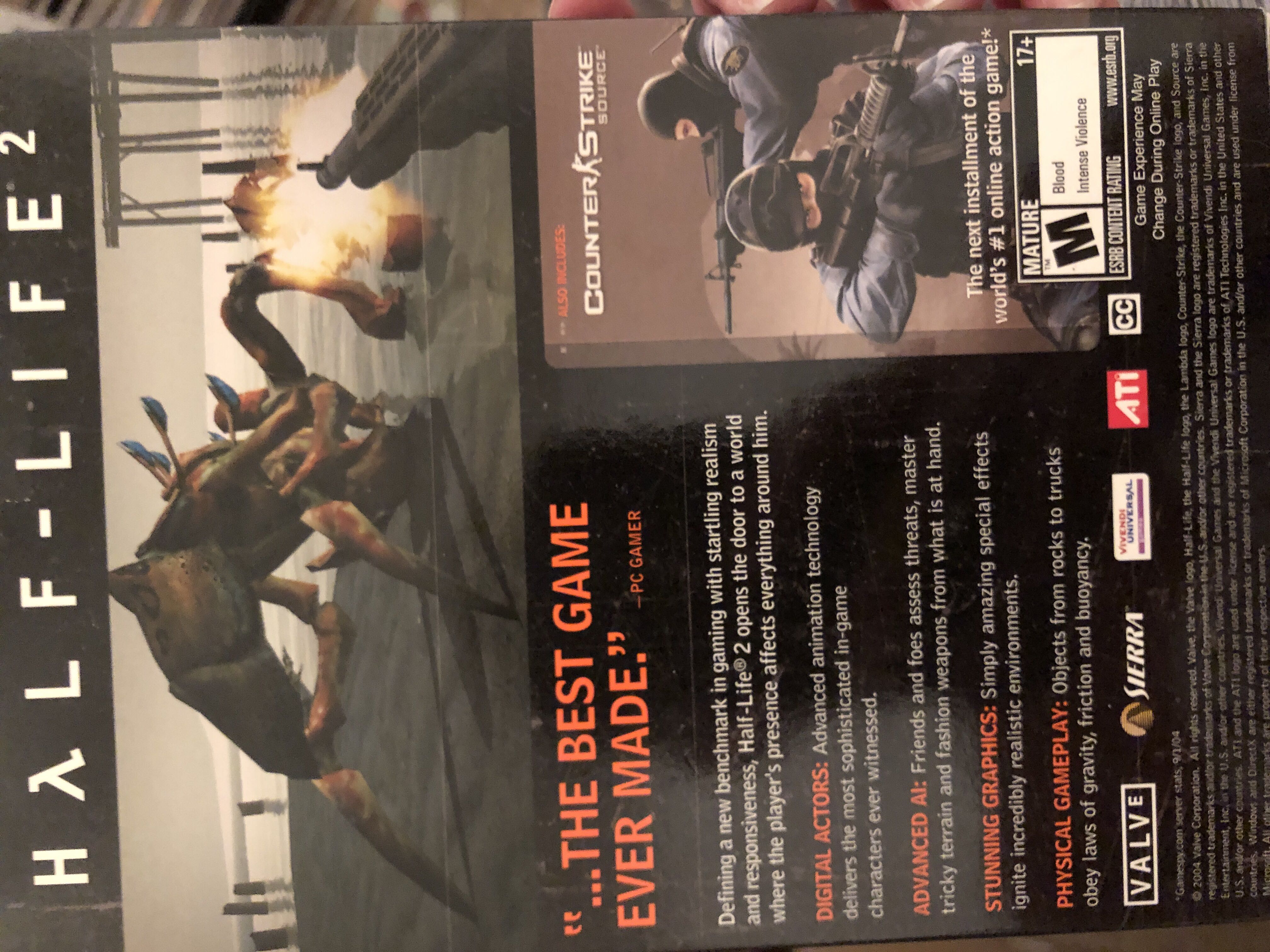Half-Life 2 - PC (Sierra Entertainment - 1) video game collectible [Barcode 020626716086] - Main Image 2