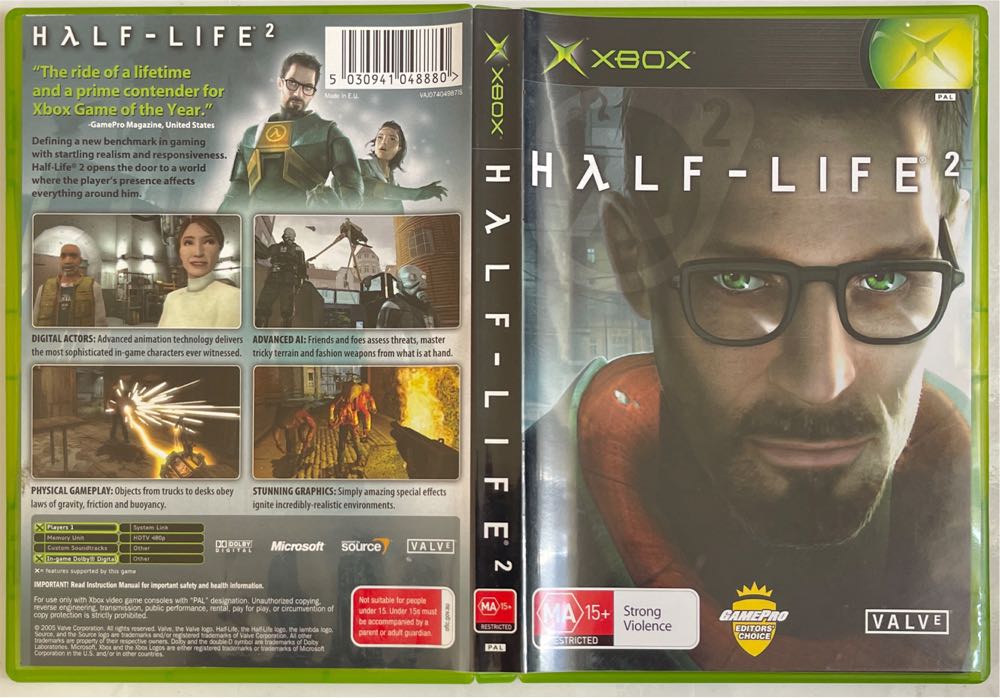 Half-Life 2 - Microsoft Xbox (Valve Corporation) video game collectible [Barcode 5030941048880] - Main Image 4