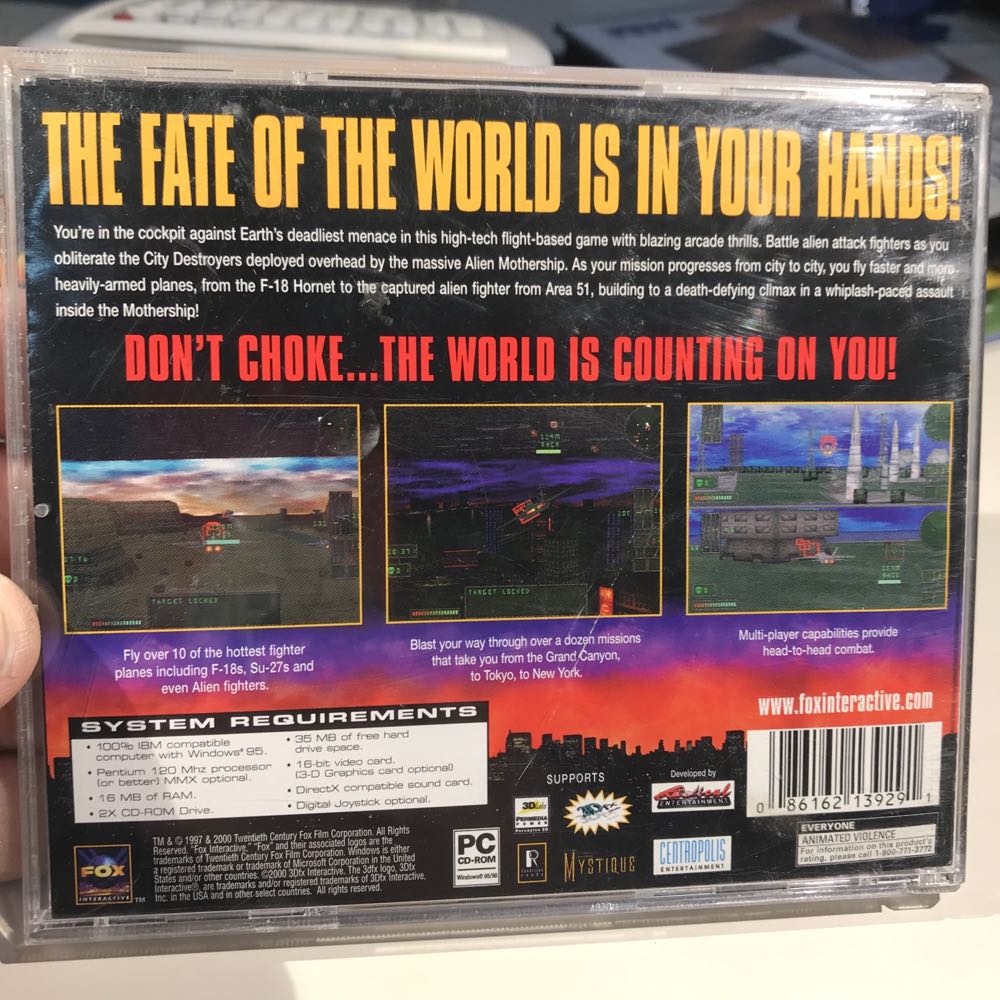 Independence Day - PC video game collectible - Main Image 2