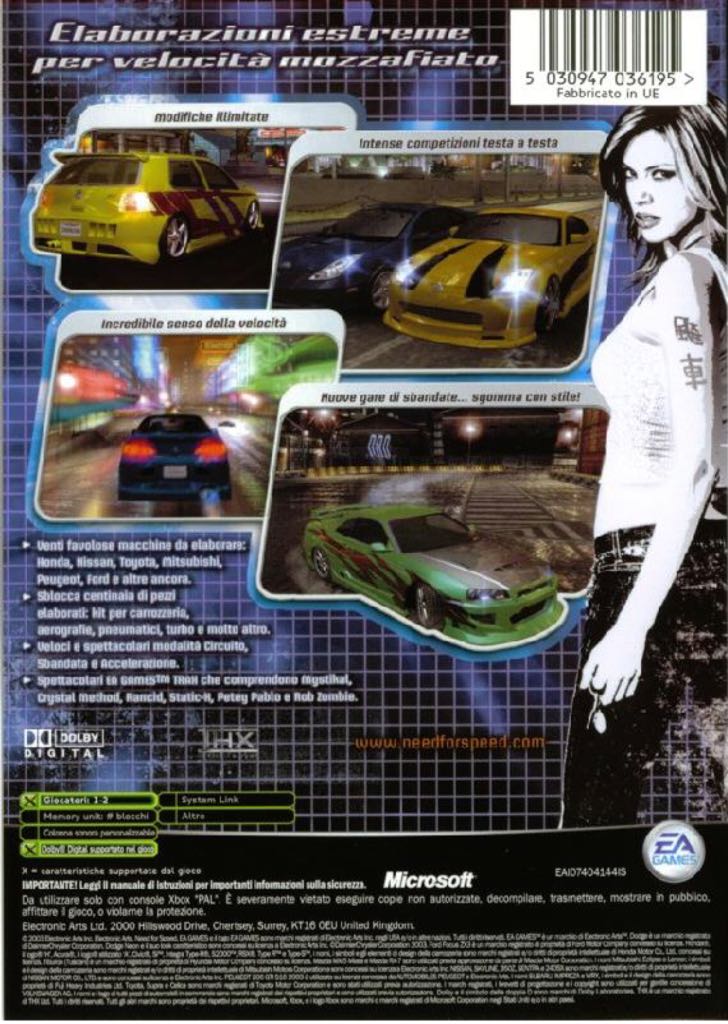 Need For Speed Underground - PC (EA Games) video game collectible [Barcode 5030931036163] - Main Image 2