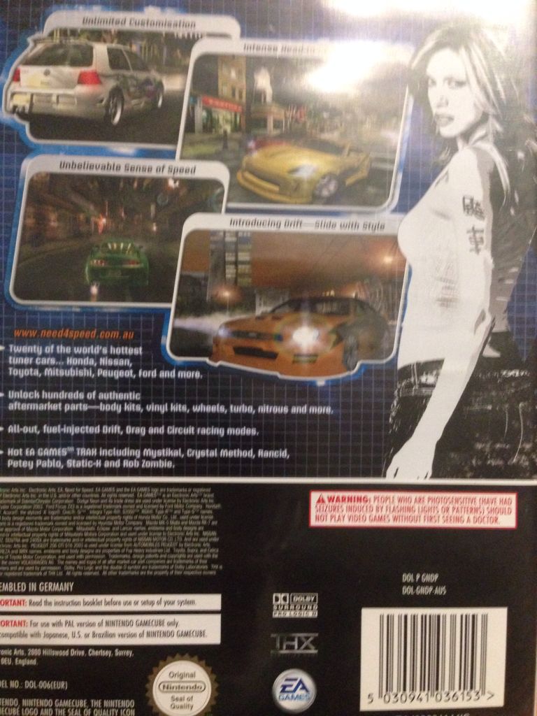 Need For Speed Underground Disc Only - Nintendo GameCube video game collectible [Barcode 5030941036153] - Main Image 2