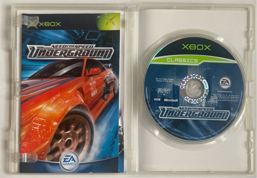 Need For Speed: Underground - Microsoft Xbox ((EA) Electronic Arts - 1) video game collectible [Barcode 5030941040105] - Main Image 3