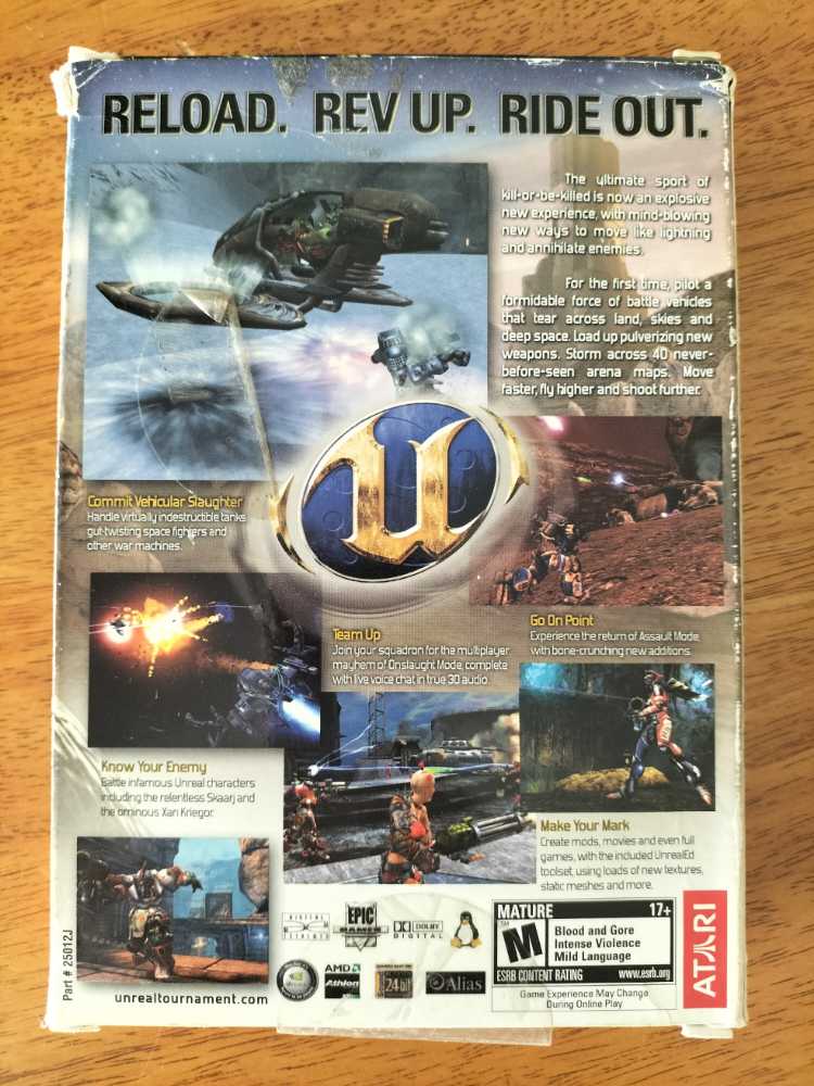 Unreal Tournament 2004 - PC (Atari - 12) video game collectible [Barcode 742725250123] - Main Image 2