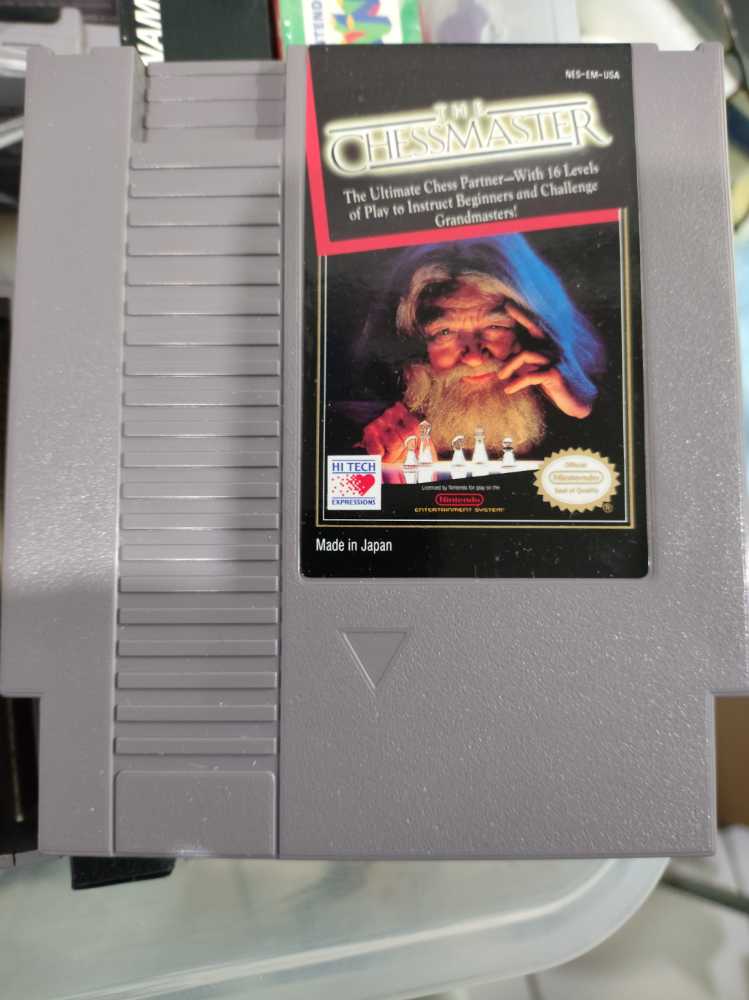 Chessmaster - Nintendo Entertainment System (NES) (Ubisoft - 1-2) video game collectible [Barcode 045496430092] - Main Image 3