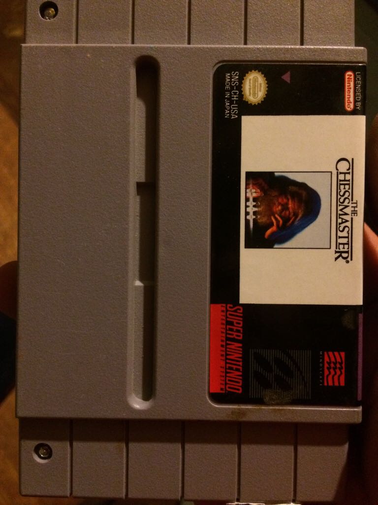 Chessmaster - Nintendo Super Nintendo Entertainment System (SNES) video game collectible - Main Image 1