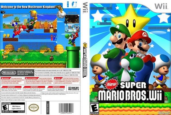 NEW SUPER MARIO BROTHERS - Nintendo Wii video game collectible - Main Image 1