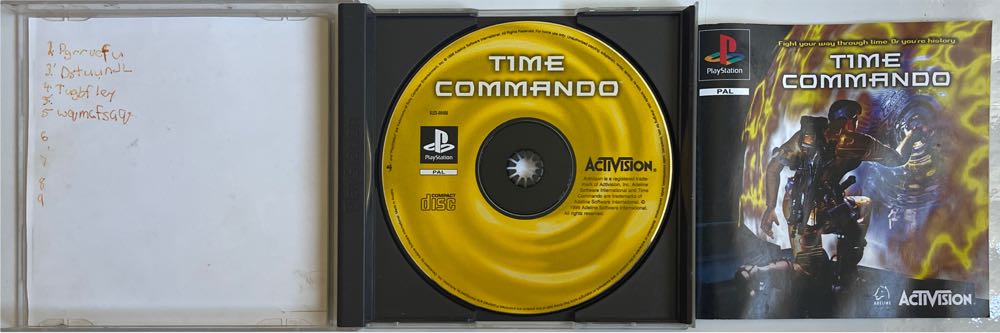 Time Commando - Sony PlayStation (Activision) video game collectible [Barcode 047875201460] - Main Image 3