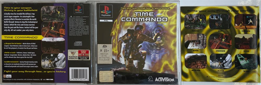 Time Commando - Sony PlayStation (Activision) video game collectible [Barcode 047875201460] - Main Image 4