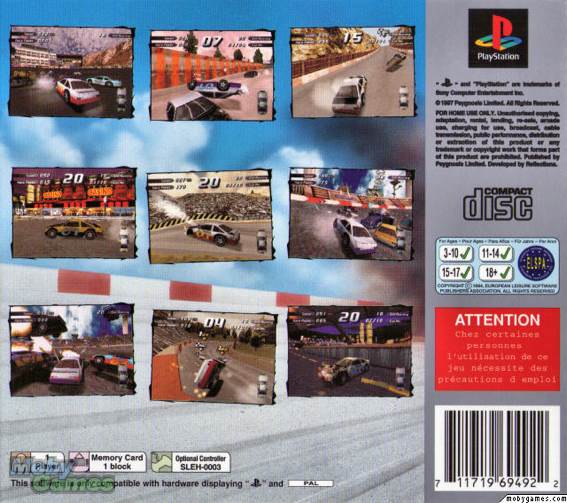 Destruction Derby 2 - Sony PlayStation (Psygnosis - 1) video game collectible [Barcode 711719631729] - Main Image 2