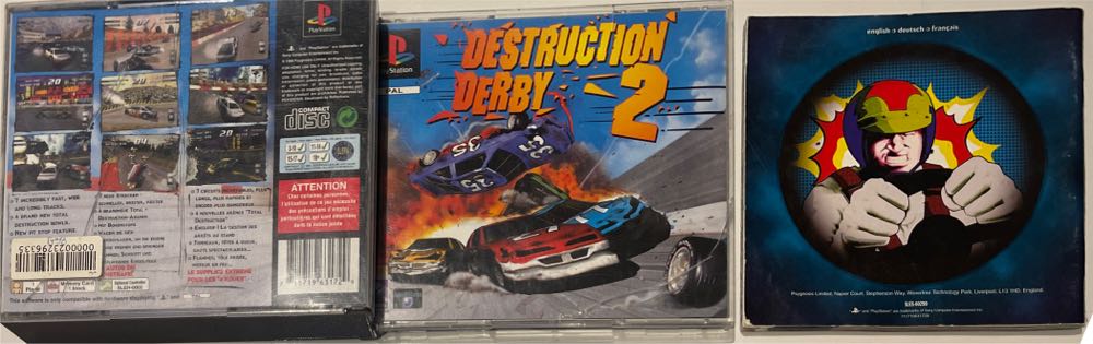 Destruction Derby 2 - Sony PlayStation (Psygnosis - 1) video game collectible [Barcode 711719631729] - Main Image 4