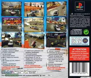 Destruction Derby 2 - Sony PlayStation (Psygnosis - 1) video game collectible [Barcode 711719632023] - Main Image 2