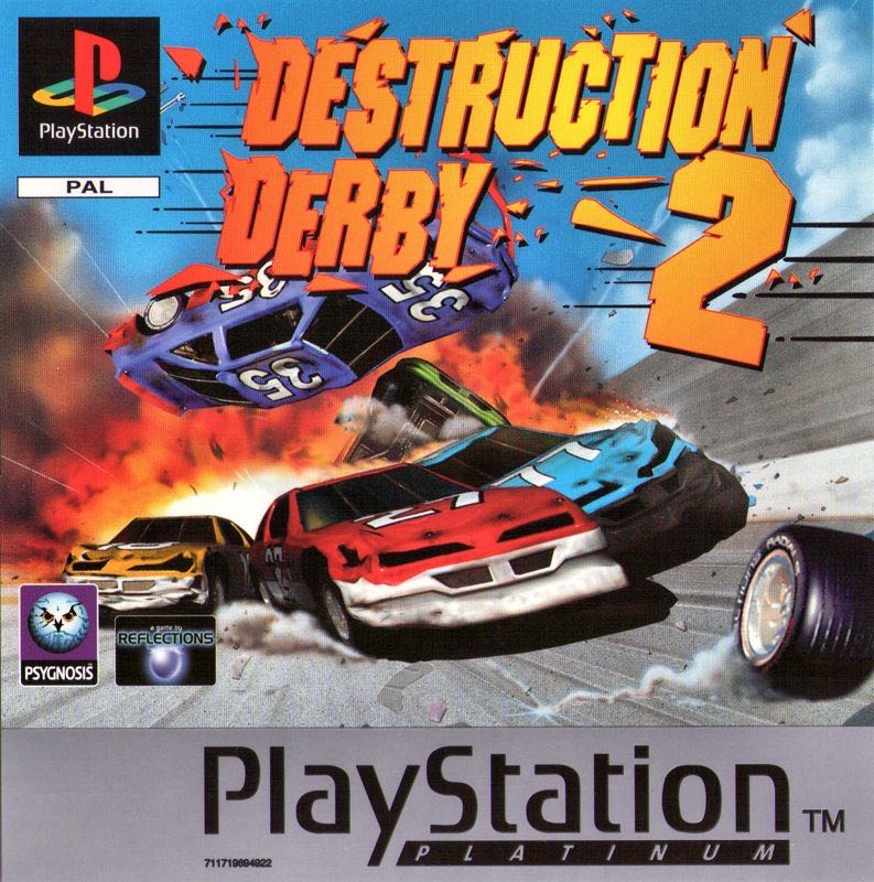 Destruction Derby 2 - Sony PlayStation video game collectible - Main Image 2